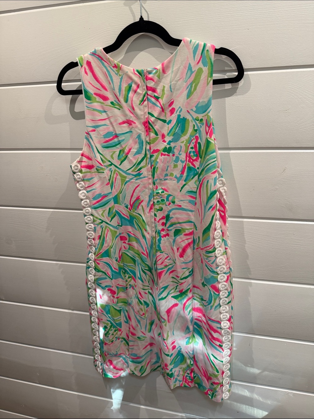 LILLY PULITZER Mila Knit Shift Dress CROC MY WORLD size 8 ($178) - Picture 7 of 8